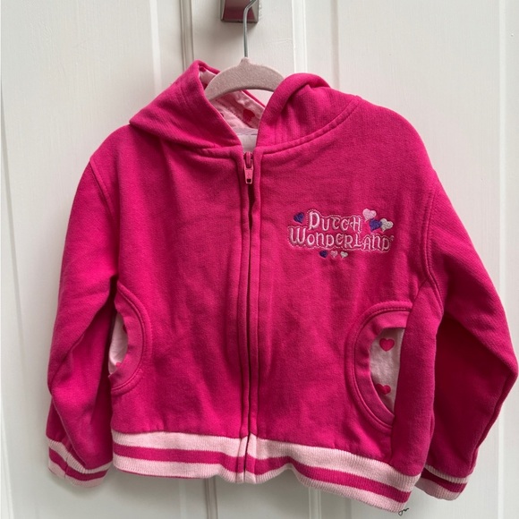 NWOT Dutch Wonderland 2T Zip Up Jacket Hoodie - Picture 1 of 6